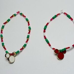 Disney Christmas Beaded Bracelets
